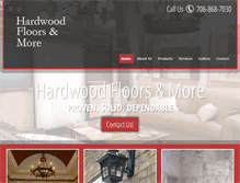 Tablet Screenshot of hardwoodfloorsandmoreinc.com